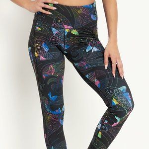 Blackmilk koi rainbow high waisted ninja pants